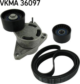 SKF VKMA 36097 - Поликлиновый ременный комплект parts5.com