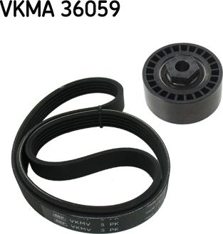 SKF VKMA 36059 - Juego de correas trapeciales poli V parts5.com