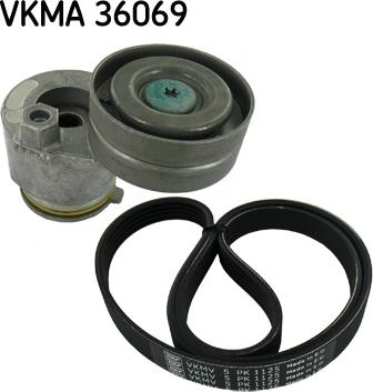 SKF VKMA 36069 - Juego de correas trapeciales poli V parts5.com