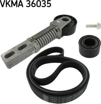 SKF VKMA 36035 - V-Ribbed Belt Set parts5.com