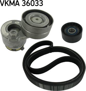 SKF VKMA 36033 - Поликлиновый ременный комплект parts5.com