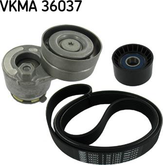SKF VKMA 36037 - Поликлиновый ременный комплект parts5.com