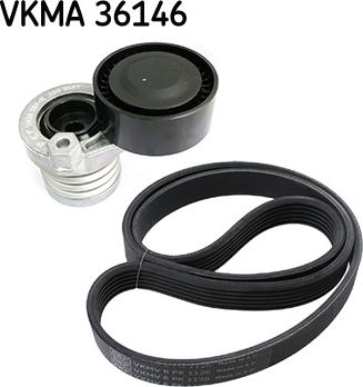 SKF VKMA 36146 - Поликлиновый ременный комплект parts5.com