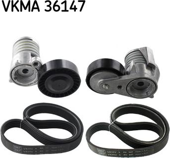 SKF VKMA 36147 - Поликлиновый ременный комплект parts5.com