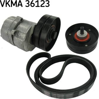 SKF VKMA 36123 - Поликлиновый ременный комплект parts5.com