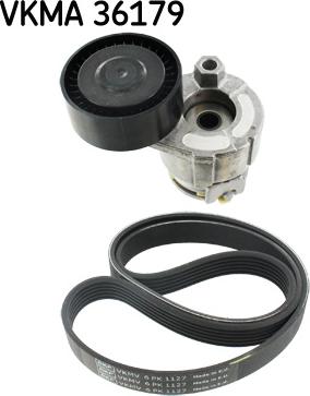 SKF VKMA 36179 - Поликлиновый ременный комплект parts5.com