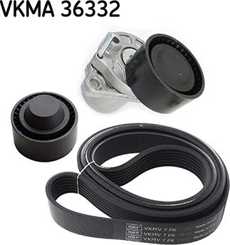 SKF VKMA 36332 - Поликлиновый ременный комплект parts5.com