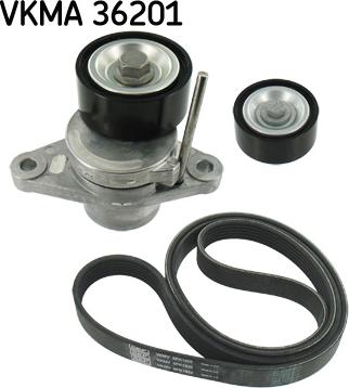 SKF VKMA 36201 - Поликлиновый ременный комплект parts5.com
