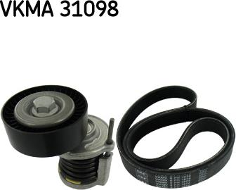 SKF VKMA 31098 - V-Ribbed Belt Set parts5.com