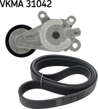 SKF VKMA 31042 - Juego de correas trapeciales poli V parts5.com