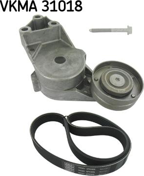 SKF VKMA 31018 - Поликлиновый ременный комплект parts5.com