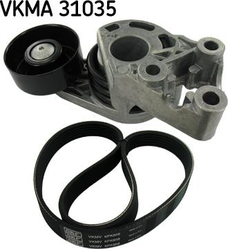 SKF VKMA 31035 - Поликлиновый ременный комплект parts5.com