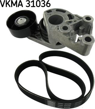 SKF VKMA 31036 - Поликлиновый ременный комплект parts5.com