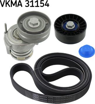 SKF VKMA 31154 - Поликлиновый ременный комплект parts5.com