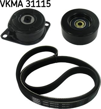 SKF VKMA 31115 - Поликлиновый ременный комплект parts5.com