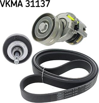 SKF VKMA 31137 - V-Ribbed Belt Set parts5.com