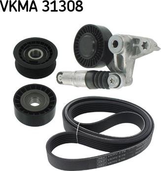 SKF VKMA 31308 - Поликлиновый ременный комплект parts5.com