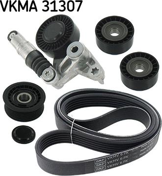 SKF VKMA 31307 - Поликлиновый ременный комплект parts5.com