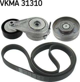 SKF VKMA 31310 - Juego de correas trapeciales poli V parts5.com