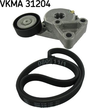 SKF VKMA 31204 - Поликлиновый ременный комплект parts5.com