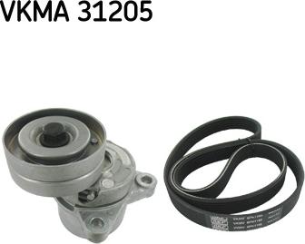 SKF VKMA 31205 - Поликлиновый ременный комплект parts5.com