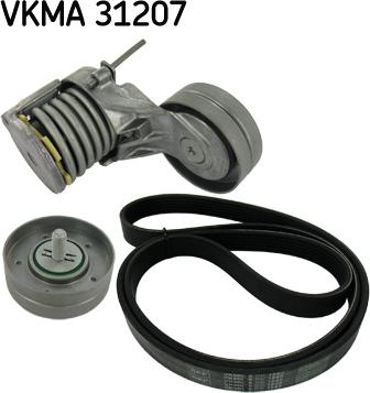 SKF VKMA 31207 - Поликлиновый ременный комплект parts5.com