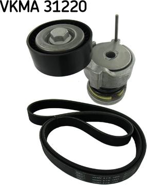 SKF VKMA 31220 - Поликлиновый ременный комплект parts5.com