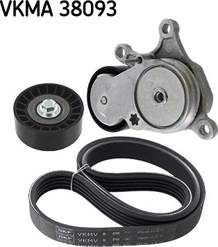 SKF VKMA 38093 - Поликлиновый ременный комплект parts5.com