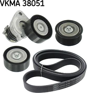 SKF VKMA 38051 - Поликлиновый ременный комплект parts5.com