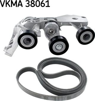 SKF VKMA 38061 - V-Ribbed Belt Set parts5.com