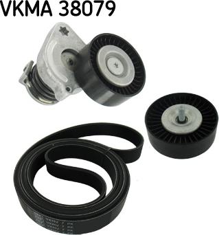 SKF VKMA 38079 - V-Ribbed Belt Set parts5.com