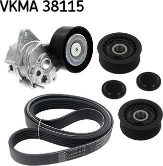 SKF VKMA 38115 - Поликлиновый ременный комплект parts5.com