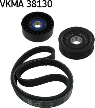 SKF VKMA 38130 - Поликлиновый ременный комплект parts5.com