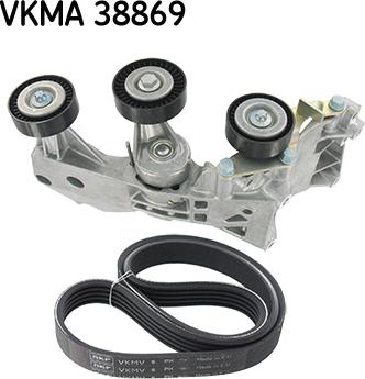 SKF VKMA 38869 - Поликлиновый ременный комплект parts5.com