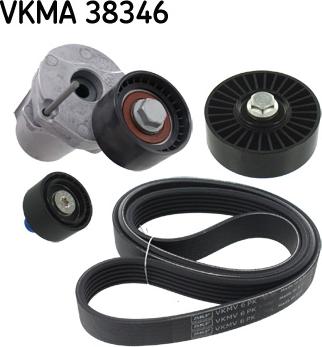 SKF VKMA 38346 - Поликлиновый ременный комплект parts5.com