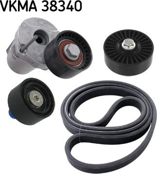 SKF VKMA 38340 - Поликлиновый ременный комплект parts5.com