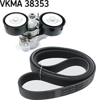 SKF VKMA 38353 - Поликлиновый ременный комплект parts5.com