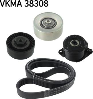 SKF VKMA 38308 - Поликлиновый ременный комплект parts5.com