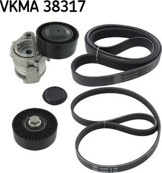 SKF VKMA 38317 - V-Ribbed Belt Set parts5.com