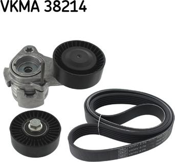 SKF VKMA 38214 - Поликлиновый ременный комплект parts5.com