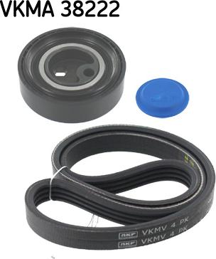 SKF VKMA 38222 - V-Ribbed Belt Set parts5.com