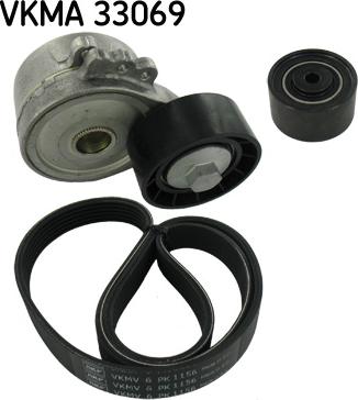 SKF VKMA 33069 - Поликлиновый ременный комплект parts5.com