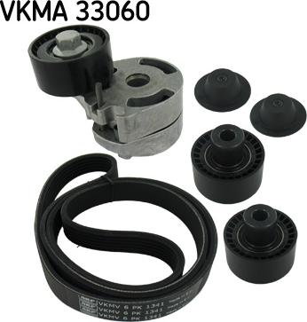 SKF VKMA 33060 - V-Ribbed Belt Set parts5.com