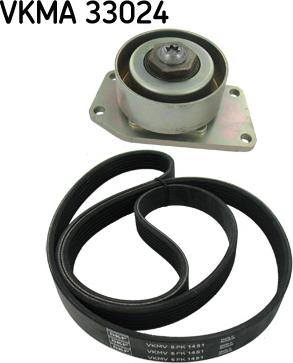 SKF VKMA 33024 - Поликлиновый ременный комплект parts5.com