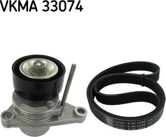 SKF VKMA 33074 - V-Ribbed Belt Set parts5.com