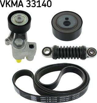 SKF VKMA 33140 - Поликлиновый ременный комплект parts5.com