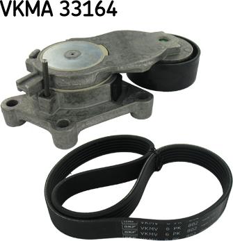 SKF VKMA 33164 - V-Ribbed Belt Set parts5.com