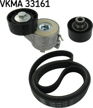 SKF VKMA 33161 - Поликлиновый ременный комплект parts5.com