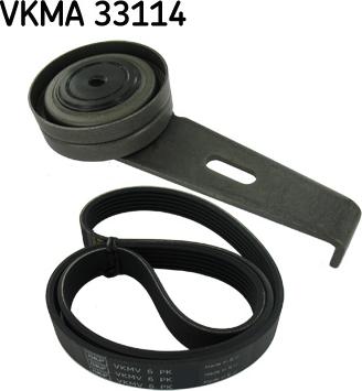 SKF VKMA 33114 - Поликлиновый ременный комплект parts5.com