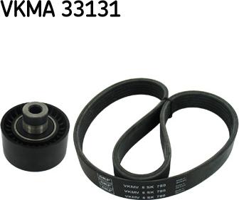 SKF VKMA 33131 - Juego de correas trapeciales poli V parts5.com